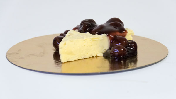 Rijsttaart met warme krieken